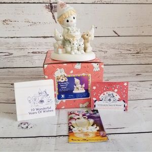 Precious Moments BC952 “10 Wonderful Years Of Wishes” 1995 Members Only